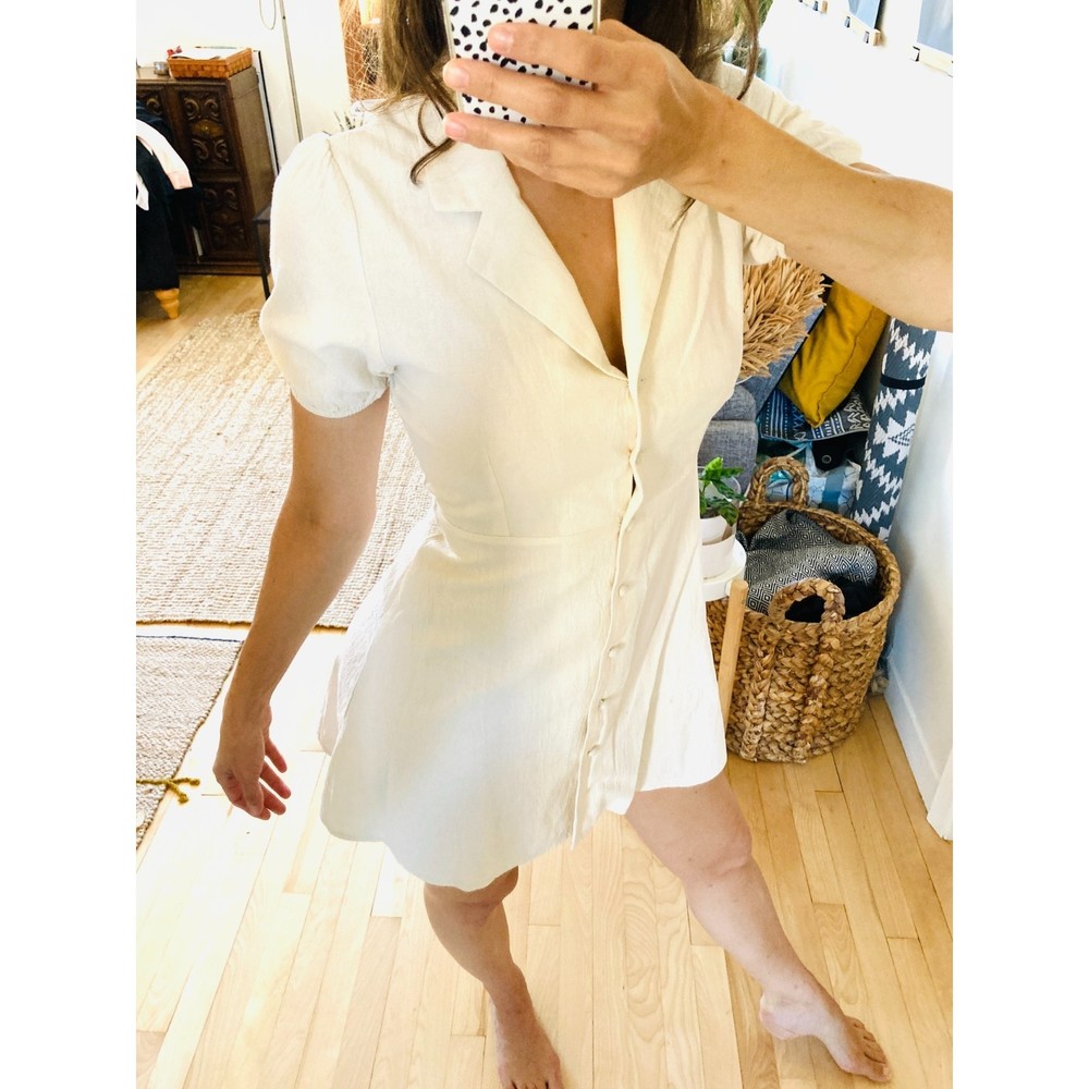 Nasty Gal cream colored dress_4